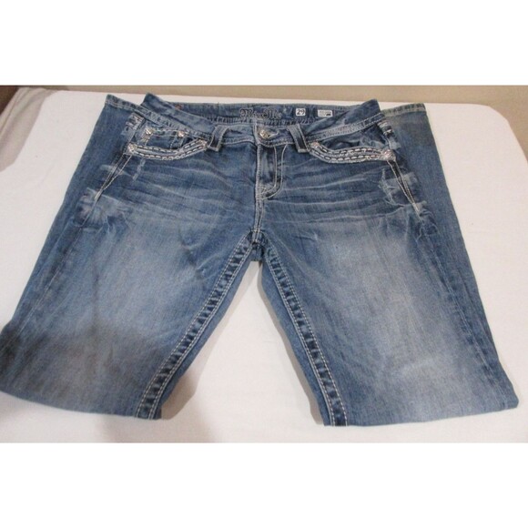 Miss Me Easy Boot Jeans Womens Sz 10/29x31" Blue Rise 8 - Picture 1 of 15